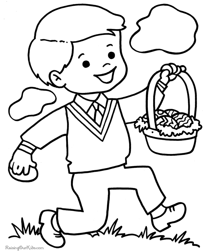 9200 Top Coloring Pages For Preschoolers Easter Images & Pictures In HD